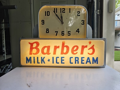 Vintage barbers dairy - vintage, milk